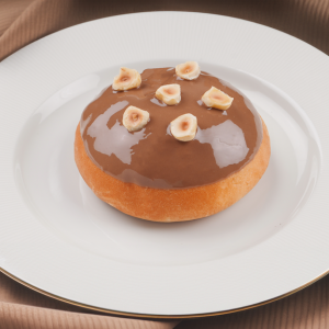 Hazelnut Baked Doughnut